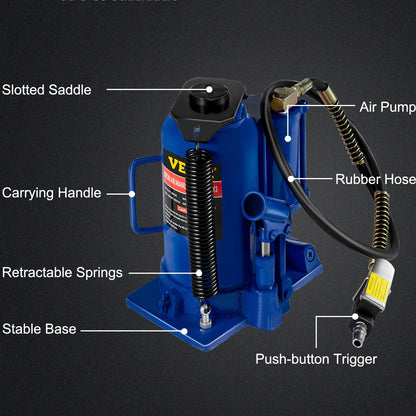 Vertical Hydraulic Pneumatic Jack Pneumatic Hydraulic