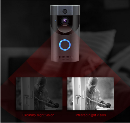 Home alarm smart wifi video doorbell wireless video intercom doorbell mobile phone remote video sea H1 program