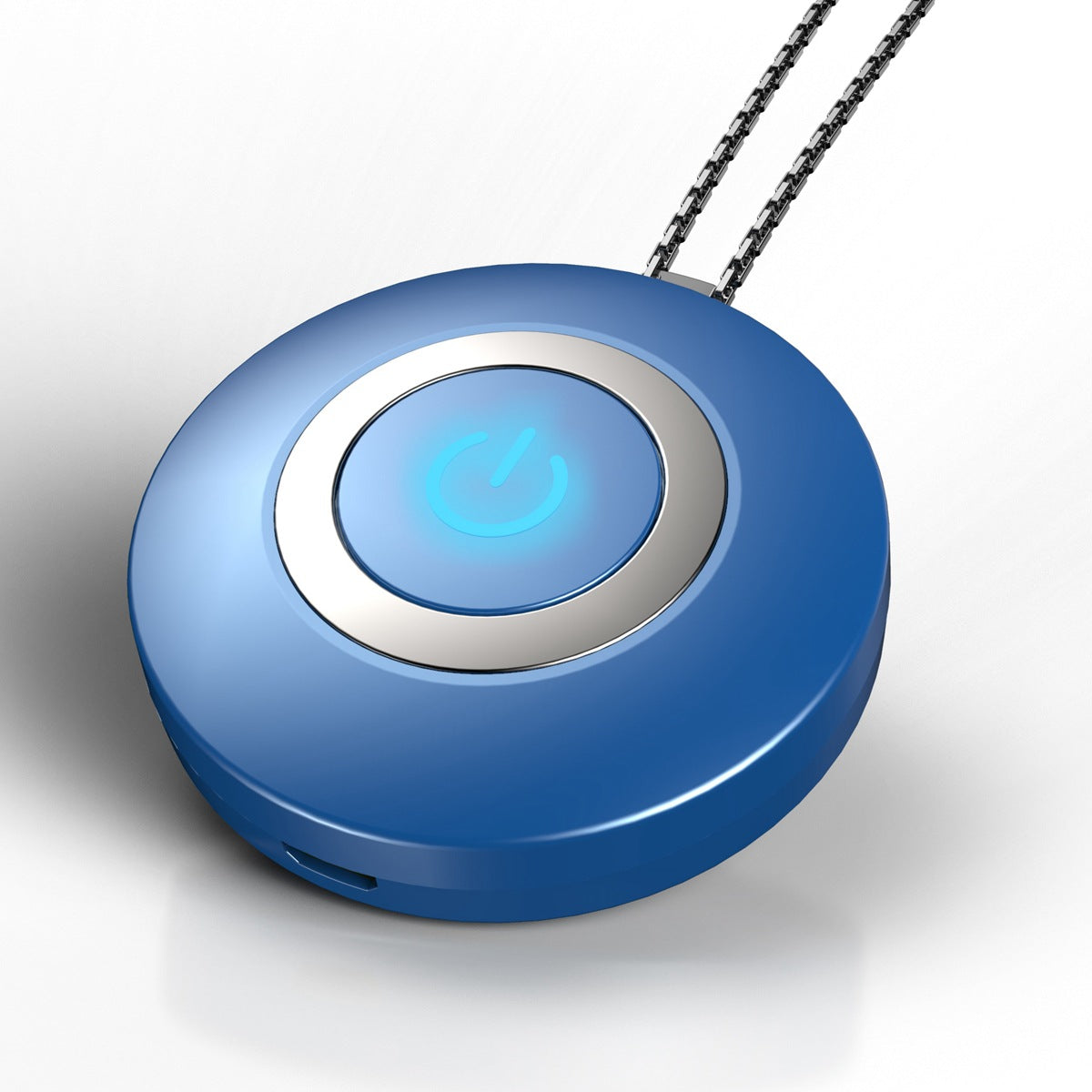 Portable negative ion air purifier necklace