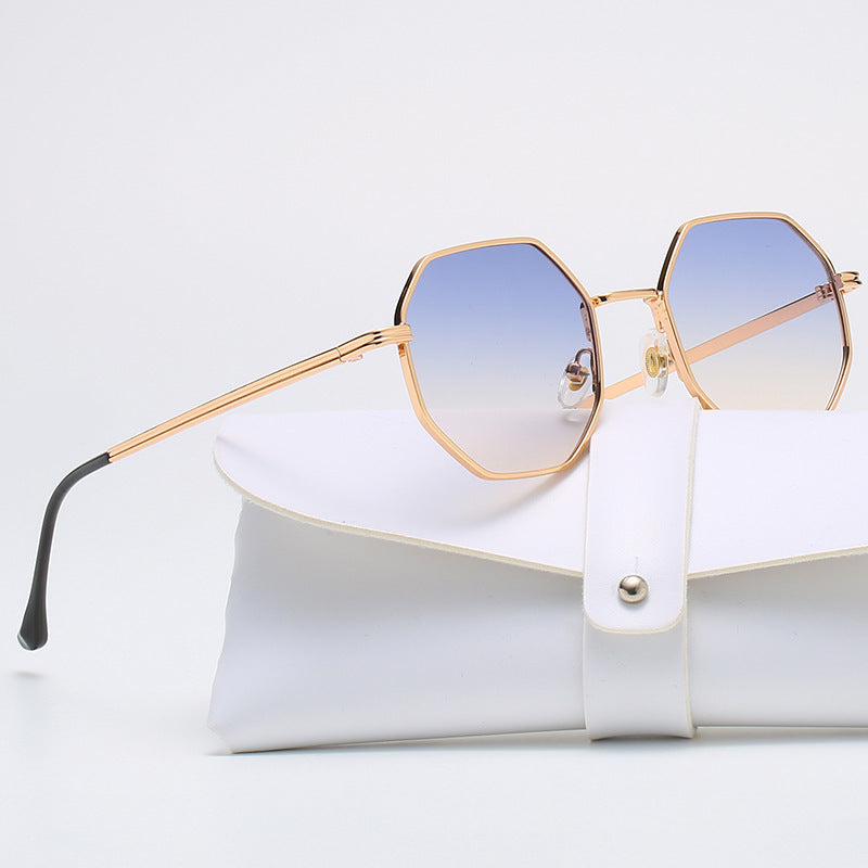 Metal Polygonal Sunglasses