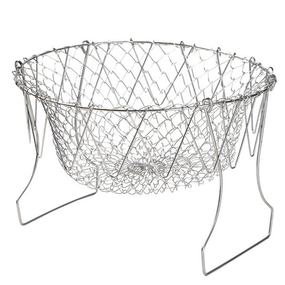 Blasting Net Basket Round Reinforced Stainless Steel