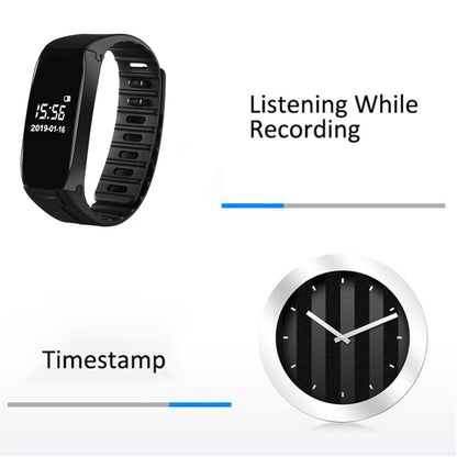 Voice Recorder, Recording Bracelet, Smart Recording Watch