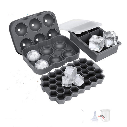 Homemade Ice Tray Mold Silicone Ice Hockey Ice Cubes