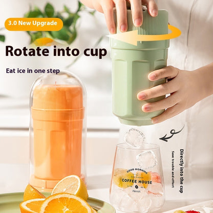 Plastic Rotating Ice Cube Mold Food Grade Household Ice-making Cup