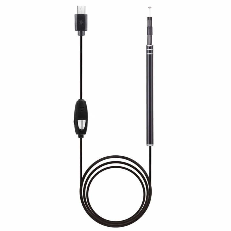 Ear canal cleaning endoscope