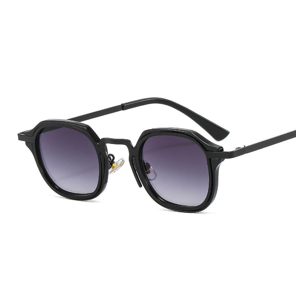 Men's And Women's Punk Box Metal PC Hybrid Sunglasses