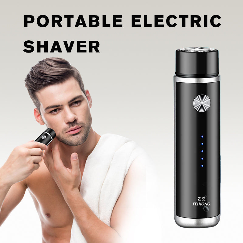 Mini Electric Shaver Portable Car Rechargeable Shaver