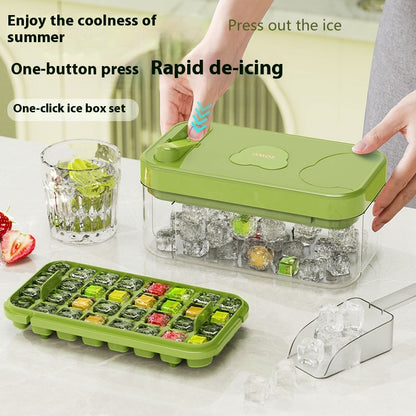 Ice Cube Mold Food Grade Press Type Ice Tray