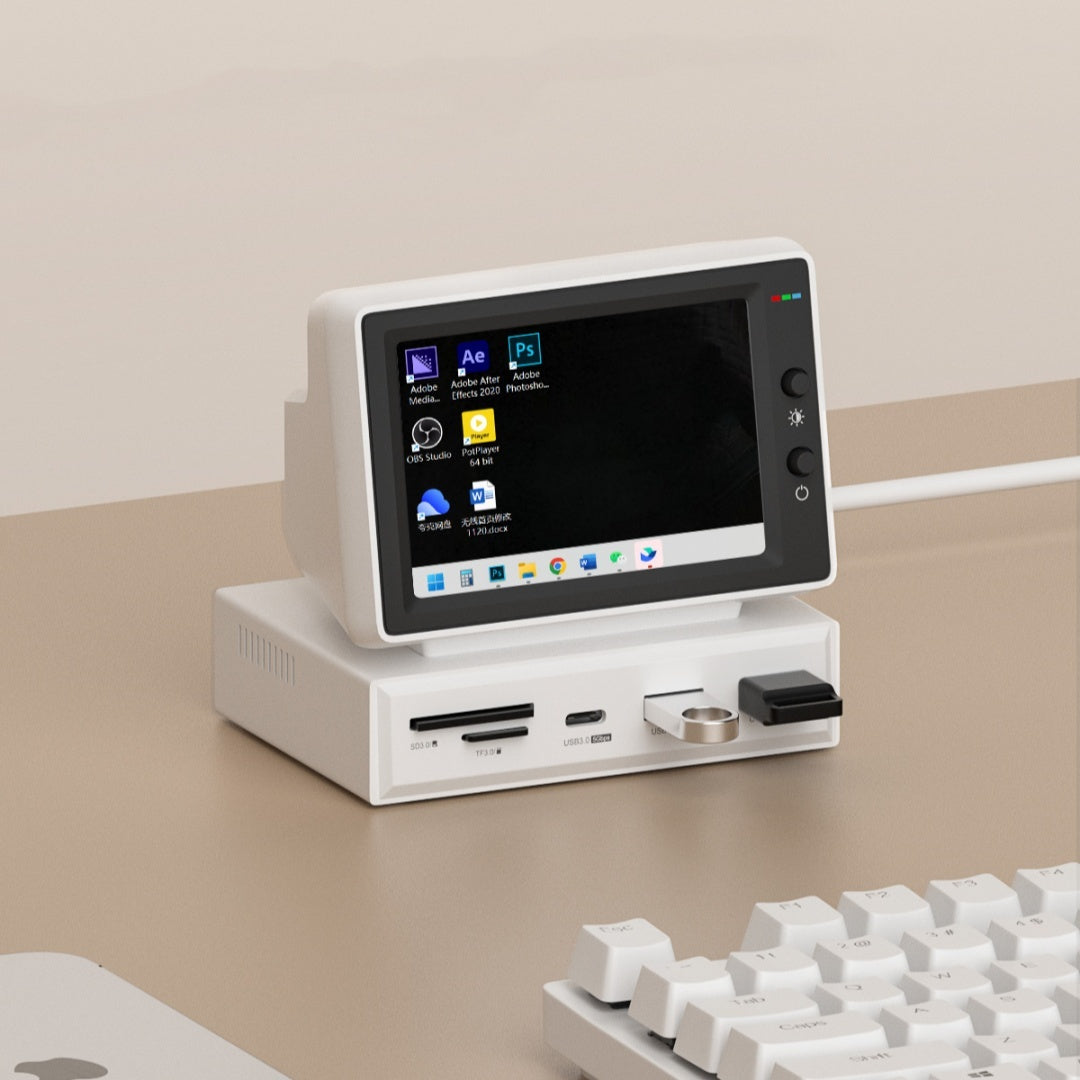 Small Computer Secondary Screen Desktop Expansion Dock Chassis