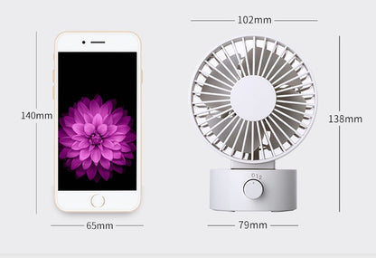 Silent two-leaf fan desktop mini usb fan