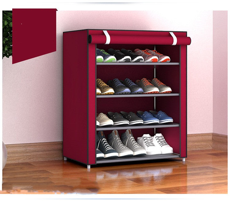 Dormitory Shoe Rack Dustproof Small Mini Space Saving