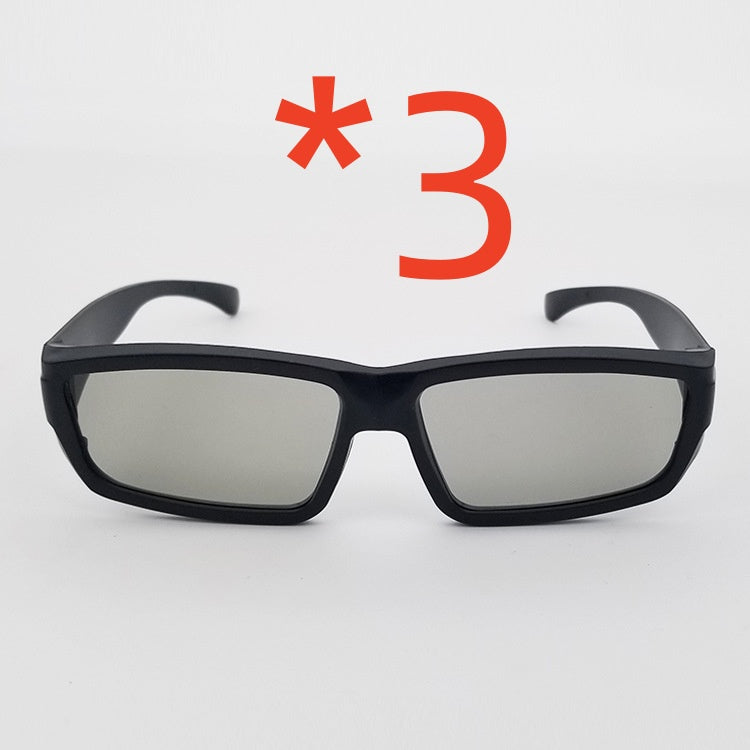 Skyworth Cinema 3D Stereoscopic Glasses Retro Square