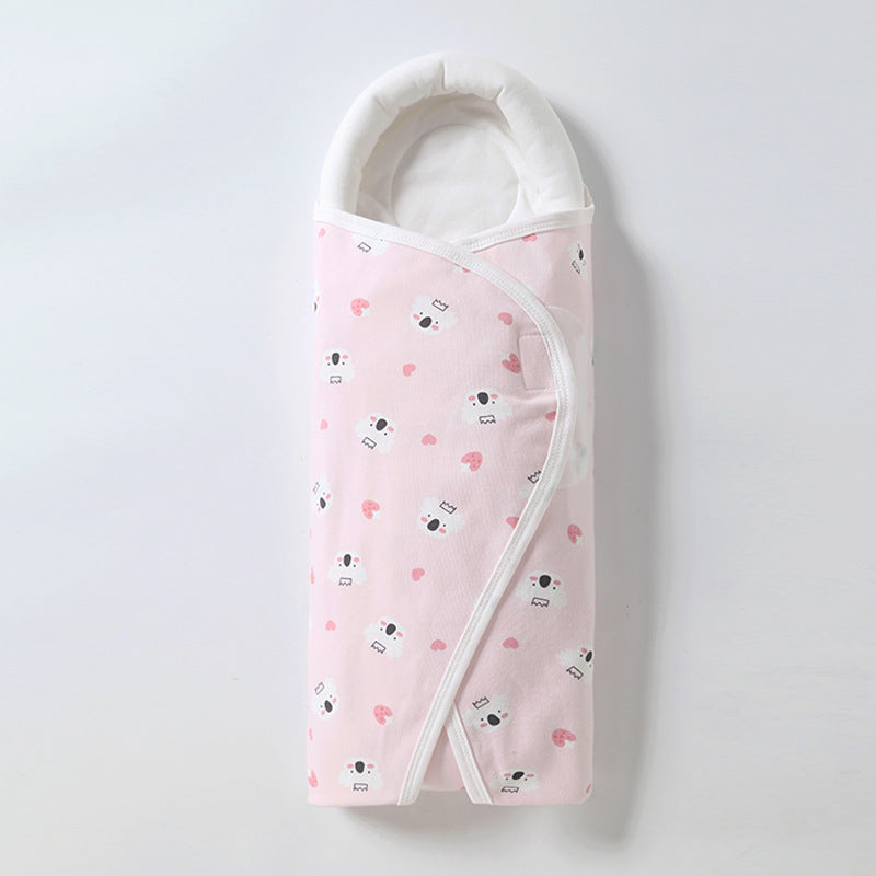 Baby Double-layer Cotton Windproof Package Blanket Sleeping Bag