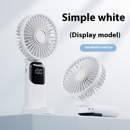 Small Handheld Fan Convenient Rechargeable Small Folding USB Electric Fan