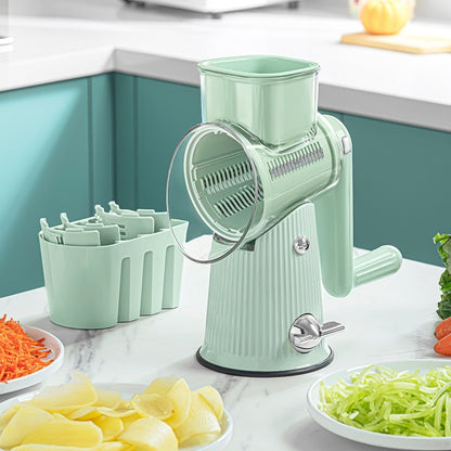 Household Vegetable Cutting Hand Roller Multifunctional Shredder