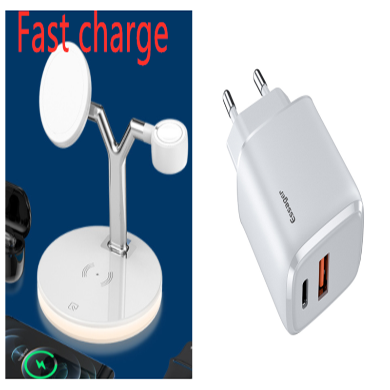 Compatible with Apple, 3 In 1 Magnetic Wireless Charger 15W Fast Charging Station For Magsafe Chargers