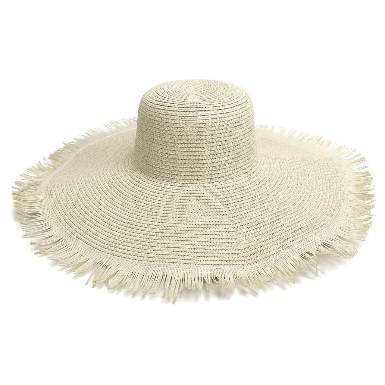 Big Brim Beach Sun Hat Women's Woven Brim Straw Hat