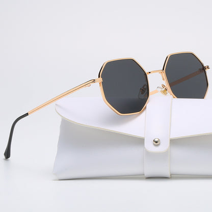 Metal Polygonal Sunglasses