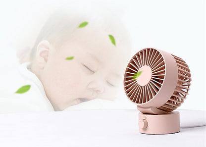 Silent two-leaf fan desktop mini usb fan