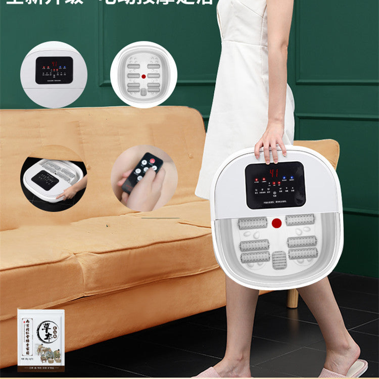 Household Foldable Electric Massage Foot Bath