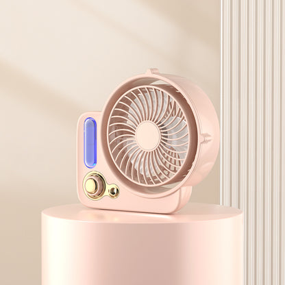 Desktop Spray Humidifier Mini Fan Household Portable Fan