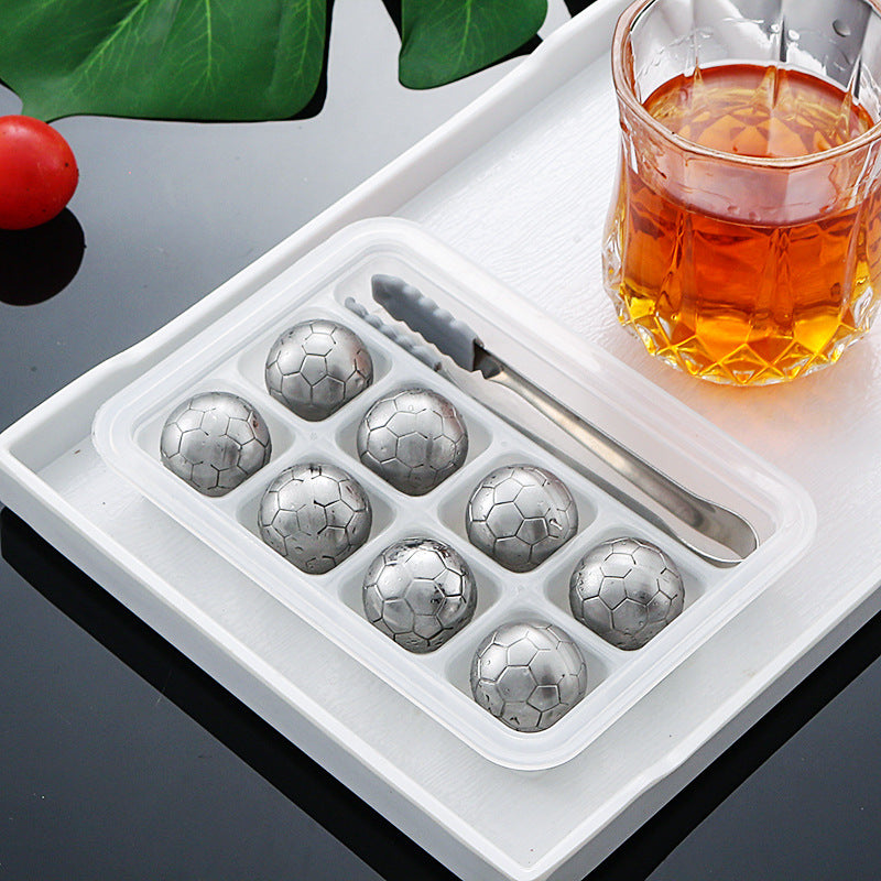 Stainless Steel Ice Particles Whisky Stone Bar Whiskey Cooling Wine Set Can Be Recycled