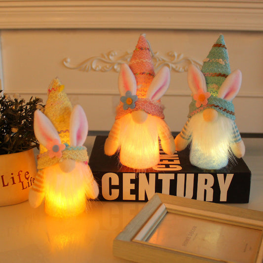 Lovely Easter Faceless Gnome Toy Holiday Party Table Decoration Home