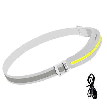 Wave Sensing COB Outdoor Cycling Night Running USB Charging Headlights