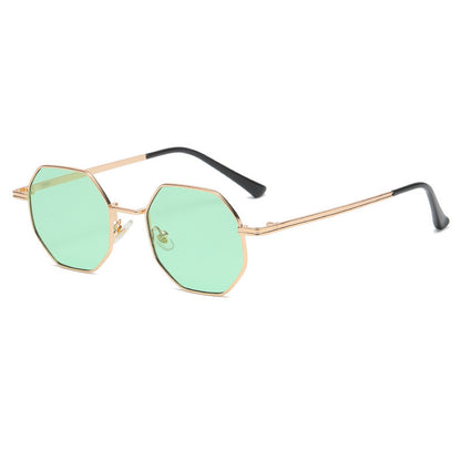 Metal Polygonal Sunglasses