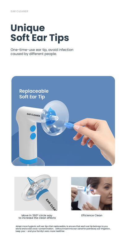 Portable Electric Washer Set Ear Wax Cleaning Cleaning