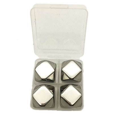 Stainless Steel Ice Cube Rhombus Quick-frozen Cold Wine