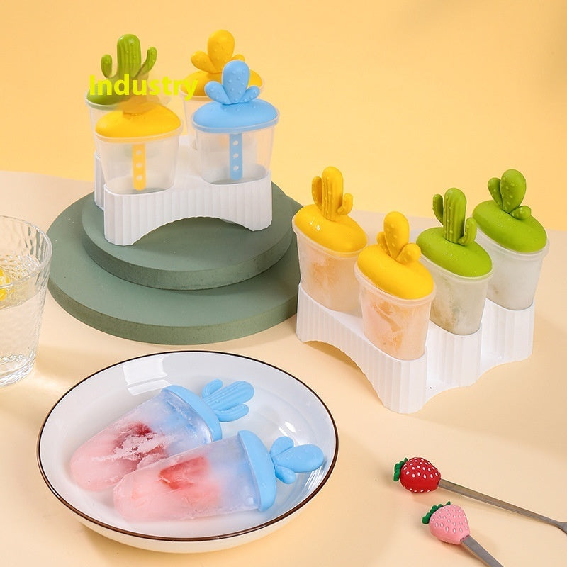 Cactus Four Grid Six Grid Ice Lollipop Mould Ice-cream Mould