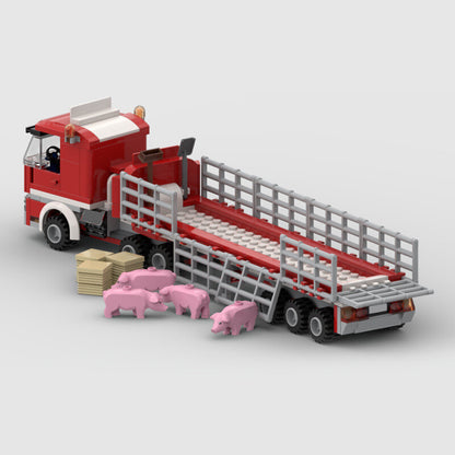 Creative Agriculture Truck Trailer Model Toy